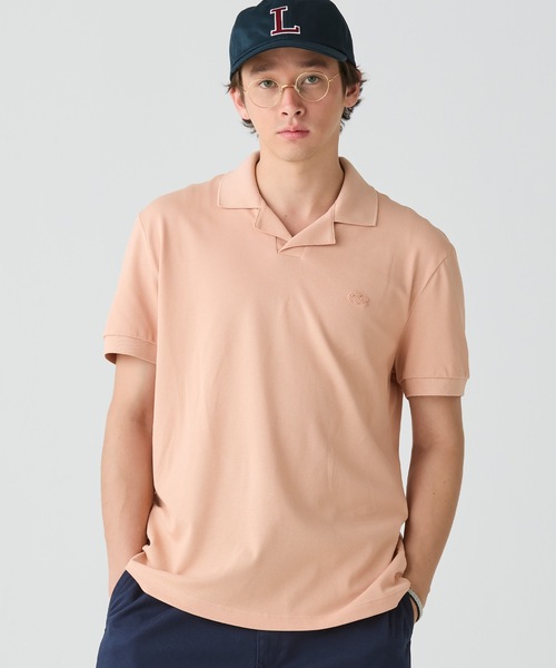 LACOSTE(ラコステ)の「オープンカラーポロシャツ(ポロシャツ・メンズ・ネイビー/ホワイト/ブラウン・3/2/5/4)」の22枚目の写真