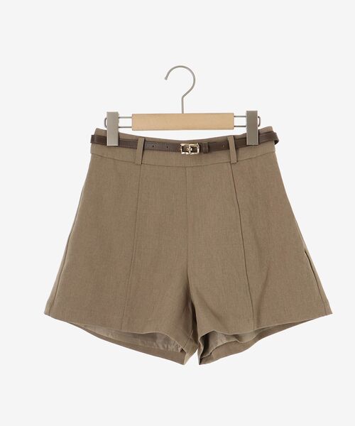 MAJESTIC LEGON(マジェスティックレゴン)の「ベルト付きショートパンツ(その他パンツ・レディース・ブラウン/ブラック・MEDIUM)」の11枚目の写真