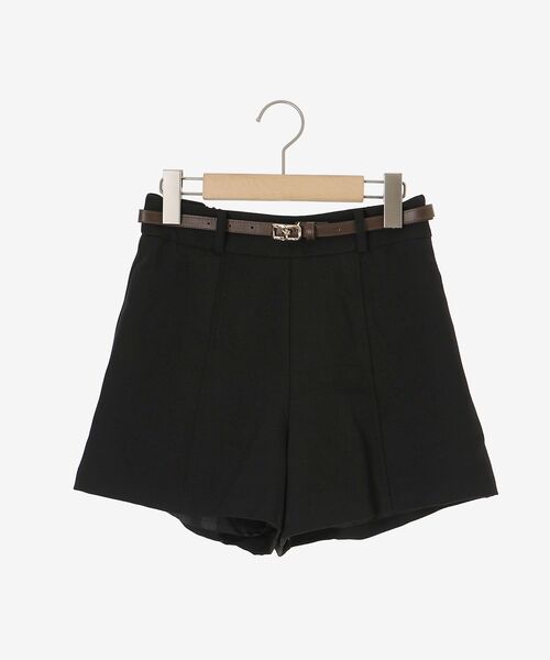 MAJESTIC LEGON(マジェスティックレゴン)の「ベルト付きショートパンツ(その他パンツ・レディース・ブラウン/ブラック・MEDIUM)」の12枚目の写真