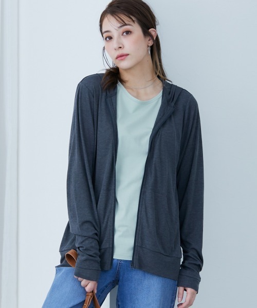 【 】エルムヴェール パーカ ☆ 特別感のある上品さ mont-bell(モンベル)の【LEE別注】【洗える】【UVカット】【撥水