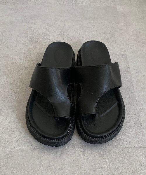 DouDou(ドゥドゥ)の「【WEB限定】トングサンダル(ブーツ・レディース・ブラック/シルバー・SMALL/MEDIUM/LARGE)」の10枚目の写真