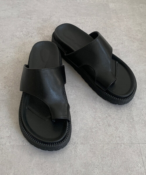 DouDou(ドゥドゥ)の「【WEB限定】トングサンダル(ブーツ・レディース・ブラック/シルバー・SMALL/MEDIUM/LARGE)」の9枚目の写真