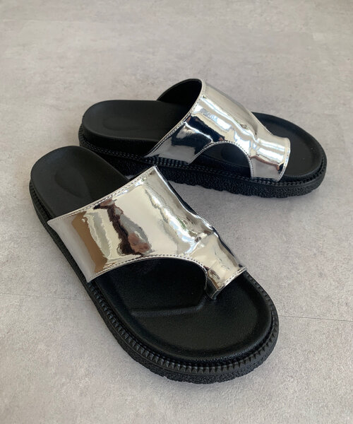 DouDou(ドゥドゥ)の「【WEB限定】トングサンダル(ブーツ・レディース・ブラック/シルバー・SMALL/MEDIUM/LARGE)」の17枚目の写真