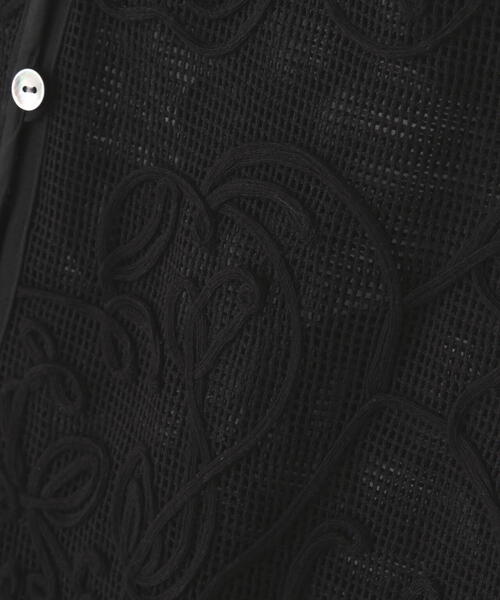 N.（N. Natural Beauty Basic）（エヌエヌナチュラルビューティーベーシック）の「コードレースジレ（ベスト・レディース・オフホワイト/ブラック・MEDIUM）」の21枚目の写真