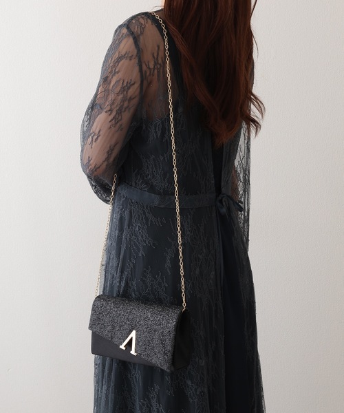 Lace Ladies(レースレディース)の「2WAY グリッター フラップ スクエア パーティー バッグ(クラッチバッグ・レディース・シルバー/ブラック/シャンパン・FREE)」の10枚目の写真