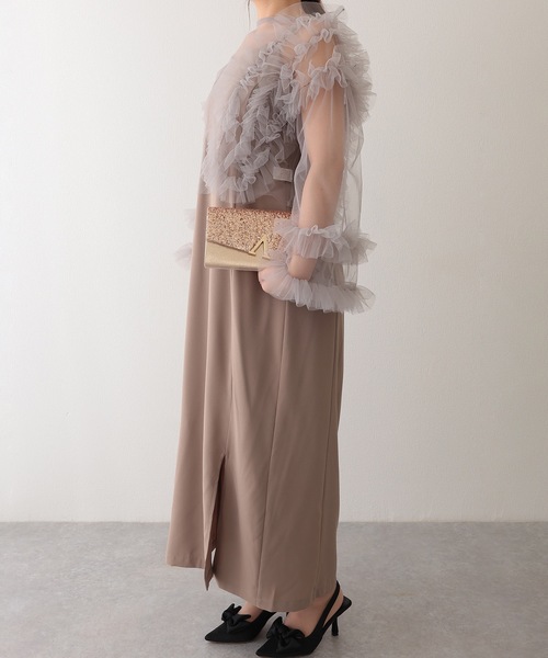 Lace Ladies(レースレディース)の「2WAY グリッター フラップ スクエア パーティー バッグ(クラッチバッグ・レディース・シルバー/ブラック/シャンパン・FREE)」の14枚目の写真
