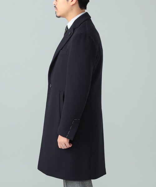 LARDINI（ラルディーニ）の「LARDINI / ウールビーバー スポルベリーノコート（その他アウター・メンズ・ネイビー・44/42/48/46）」の10枚目の写真