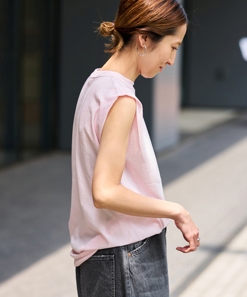 新品ATON/エイトン 別注 FRESCA SINGLE JERSEY Tシャツ IENA｜ATON/エイトン 別注 FRESCA SINGLE JERSEY Tシャツ