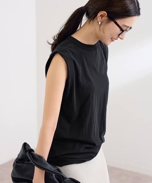 セール】≪追加≫ATON/エイトン FRESCA SINGLE JERSEY タンクトップ（T