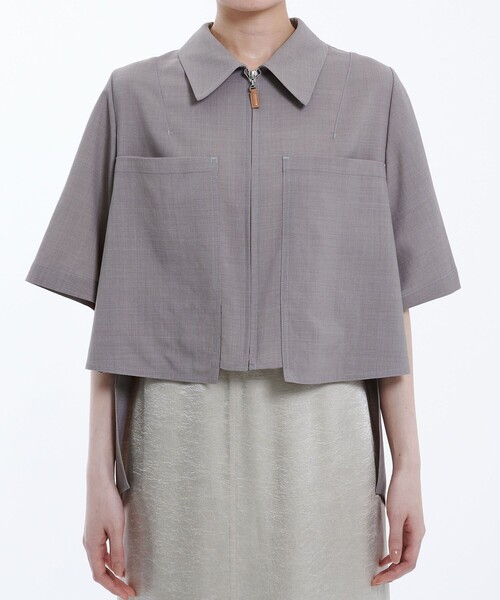 PUBLIC TOKYOドライトロスリットシャツ ドライトロスリットシャツ（シャツ/ブラウス）｜PUBLIC TOKYO