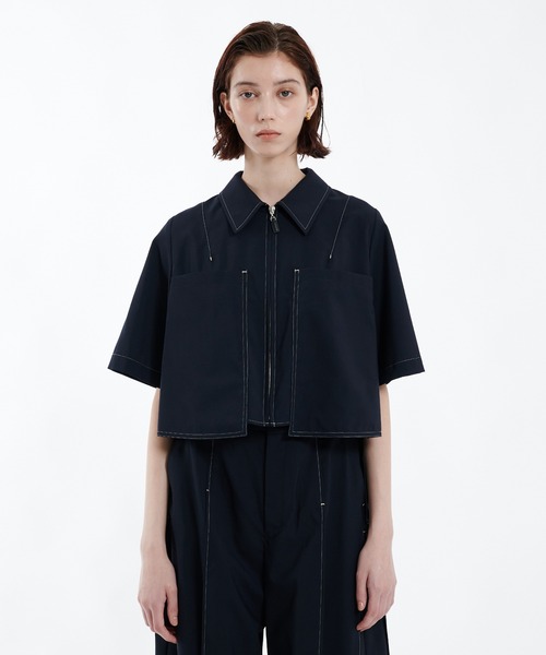 PUBLIC TOKYOドライトロスリットシャツ ドライトロスリットシャツ（シャツ/ブラウス）｜PUBLIC TOKYO