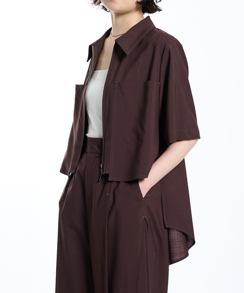 ドライトロスリットシャツ（シャツ/ブラウス）｜PUBLIC TOKYO