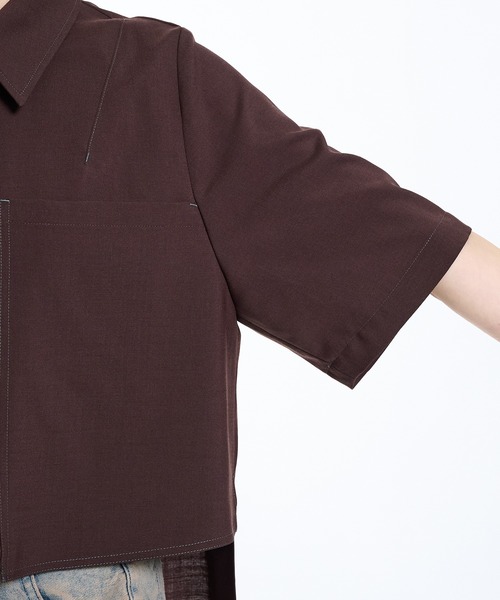 PUBLIC TOKYOドライトロスリットシャツ ドライトロスリットシャツ（シャツ/ブラウス）｜PUBLIC TOKYO