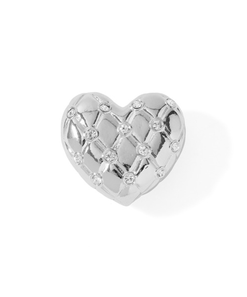 ROSE BUD(ローズバッド)の「(Sea’ds mara)Quilting heart motif brooch(ブローチ/コサージュ・レディース・シルバー/ゴールド・ONE SIZE)」の10枚目の写真