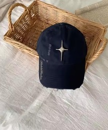 Bling Leads（ブリングリーズ）の「Z)【BLINGLEADS】JNF24023 CROSS CHARM CAP（キャップ）」