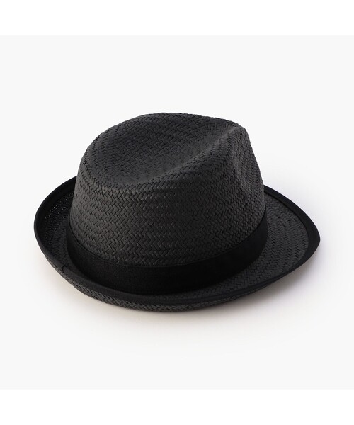 BRIEFING - MENS STRAW CAP / ロゴ ストローキャップ ネイビー