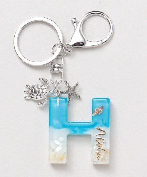 Kahiko/カヒコ キーホルダー ラキイ ニシャル キーホルダー 42CP5101