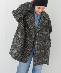 ビッグヘリンボーンミドルコート【MAISON SPECIAL/メゾン