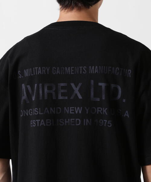 AVIREX(アヴィレックス)の「《WEB&DEPOT限定》SIGN T-SHIRT / サイン 半袖Tシャツ / AVIREX / アヴィレックス(Tシャツ/カットソー・メンズ・ブラック/ホワイト/その他10・L/M/XL/2XL)」の5枚目の写真