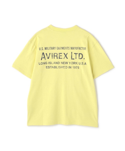 AVIREX(アヴィレックス)の「《WEB&DEPOT限定》SIGN T-SHIRT / サイン 半袖Tシャツ / AVIREX / アヴィレックス(Tシャツ/カットソー・メンズ・ブラック/ホワイト/その他10・L/M/XL/2XL)」の1枚目の写真