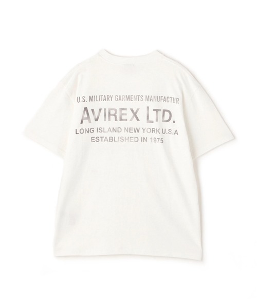AVIREX(アヴィレックス)の「《WEB&DEPOT限定》SIGN T-SHIRT / サイン 半袖Tシャツ / AVIREX / アヴィレックス(Tシャツ/カットソー・メンズ・ブラック/ホワイト/その他10・L/M/XL/2XL)」の2枚目の写真