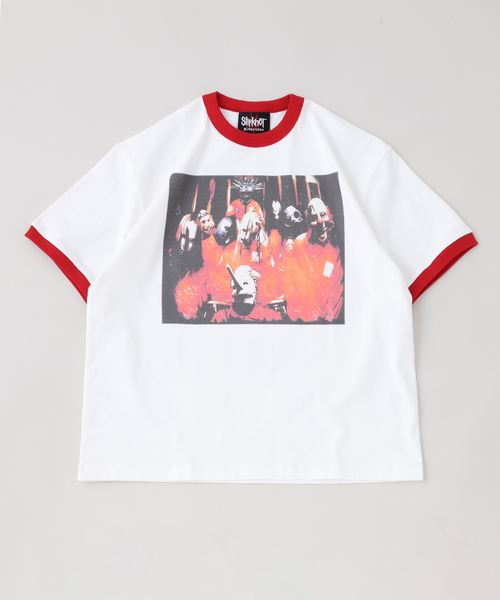 PLEASURES x Slipknot 国内発送 セルフタイトル リンガーシャツ プレジャーズ - Pleasures x Slipknot Skeleton T-shirt | HBX