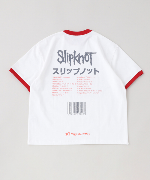 PLEASURES x Slipknot 国内発送 セルフタイトル リンガーシャツ Pleasures-x-Slipknot-Self-