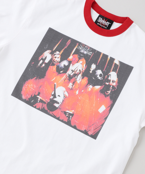 PLEASURES x Slipknot 国内発送 セルフタイトル リンガーシャツ Pleasures-x-Slipknot-Self-