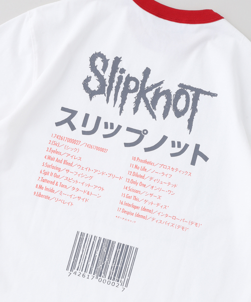 セール】PLEASURES × SlipKnot SELF TITLED RINGER Te（Tシャツ