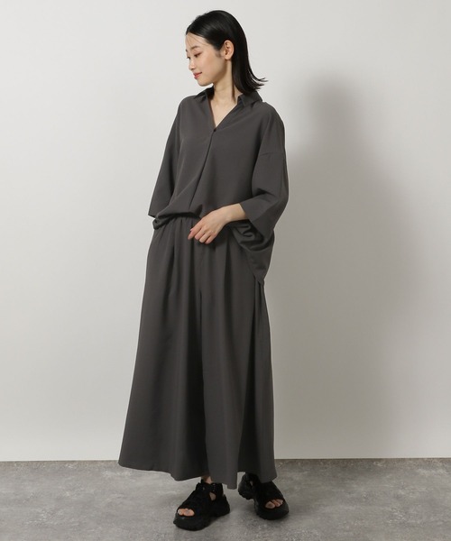 LAKOLE(ラコレ)の「【セットアップ対応・多機能付き】サップワイドガウチョ / 570733(その他パンツ・レディース・テラコッタ/ネイビー/ライトベージュ/チャコールグレー・FREE)」の22枚目の写真