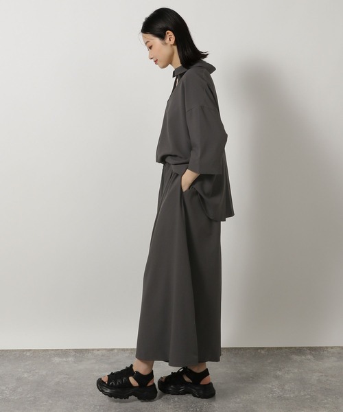 LAKOLE(ラコレ)の「【セットアップ対応・多機能付き】サップワイドガウチョ / 570733(その他パンツ・レディース・テラコッタ/ネイビー/ライトベージュ/チャコールグレー・FREE)」の21枚目の写真