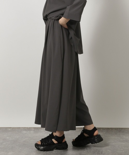 LAKOLE(ラコレ)の「【セットアップ対応・多機能付き】サップワイドガウチョ / 570733(その他パンツ・レディース・テラコッタ/ネイビー/ライトベージュ/チャコールグレー・FREE)」の18枚目の写真