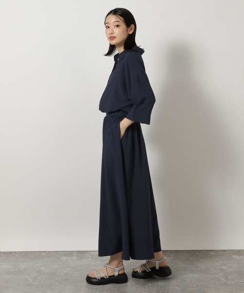 LAKOLE(ラコレ)の「【セットアップ対応・多機能付き】サップワイドガウチョ / 570733(その他パンツ・レディース・テラコッタ/ネイビー/ライトベージュ/チャコールグレー・FREE)」の5枚目の写真