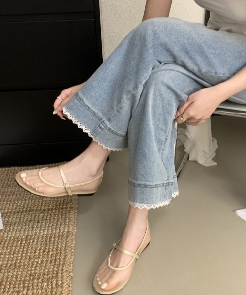 AMELY(エミリー)の「シアー メリージェーンパンプス(パンプス・レディース・ベージュ/ブルー/ブラック・35/36/37/38/39)」の8枚目の写真