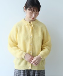 【週末お値下げ】bulle de savon 花柄ニットカーディガン AMBIDEX Store bulle de savon/bulle de savon/トップス