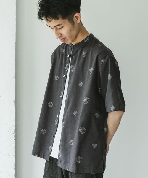 URBAN RESEARCH DOORS（アーバンリサーチドアーズ）の「『XLサイズ/WEB限定』『UR TECH 高機能リネン』バンドカラーシャツ（シャツ/ブラウス・メンズ・ホワイト系その他/グリーン/ブルー/ブラック系その他・X-LARGE/XX-LARGE/MEDIUM/LARGE）」の20枚目の写真