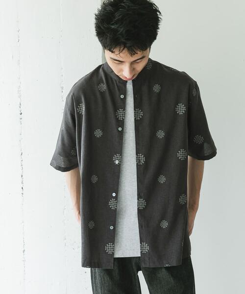 URBAN RESEARCH DOORS（アーバンリサーチドアーズ）の「『XLサイズ/WEB限定』『UR TECH 高機能リネン』バンドカラーシャツ（シャツ/ブラウス・メンズ・ホワイト系その他/グリーン/ブルー/ブラック系その他・X-LARGE/XX-LARGE/MEDIUM/LARGE）」の17枚目の写真