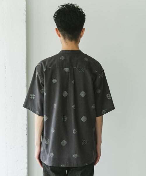 URBAN RESEARCH DOORS（アーバンリサーチドアーズ）の「『XLサイズ/WEB限定』『UR TECH 高機能リネン』バンドカラーシャツ（シャツ/ブラウス・メンズ・ホワイト系その他/グリーン/ブルー/ブラック系その他・X-LARGE/XX-LARGE/MEDIUM/LARGE）」の12枚目の写真