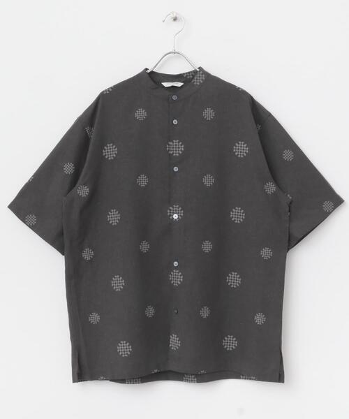 URBAN RESEARCH DOORS（アーバンリサーチドアーズ）の「『XLサイズ/WEB限定』『UR TECH 高機能リネン』バンドカラーシャツ（シャツ/ブラウス・メンズ・ホワイト系その他/グリーン/ブルー/ブラック系その他・X-LARGE/XX-LARGE/MEDIUM/LARGE）」の11枚目の写真