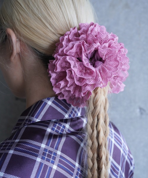 GOOD SQUISH（グッドスクイッシュ）の「WEDDING ON A WEDNESDAY ROSE（シュシュ・レディース・PINK・ONE SIZE）」の3枚目の写真