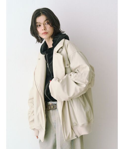 ベロアコンパクトラインZIPフーディ【セットアップ対応】冬服 ジップ