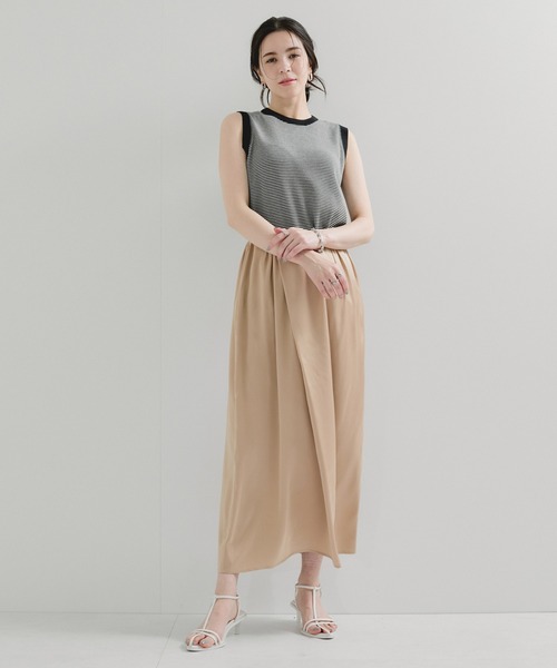 Healthknit（ヘルスニット）の「【Healthknit/ヘルスニット】Basic Waffle Tanktop（タンクトップ・レディース・ホワイト/ブラック系その他2/ブルー系その他6/ブラック・FREE）」の5枚目の写真