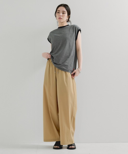 Healthknit（ヘルスニット）の「【Healthknit/ヘルスニット】Basic Waffle Tanktop（タンクトップ・レディース・ホワイト/ブラック系その他2/ブルー系その他6/ブラック・FREE）」の7枚目の写真