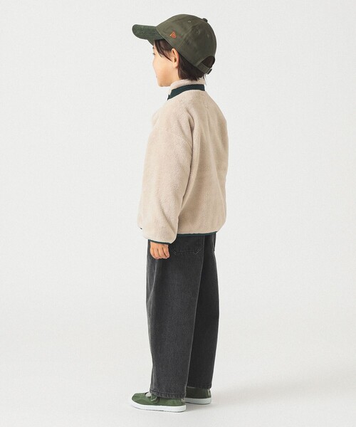 B:MING by BEAMS（ビーミングバイビームス）の「フリースボア ブルゾン 2025FW （90～150cm）（ブルゾン・キッズ・ネイビー/ベージュ/レッド・90/120/100/110/130/140/150）」の11枚目の写真