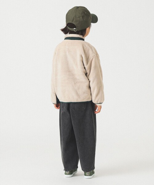 B:MING by BEAMS（ビーミングバイビームス）の「フリースボア ブルゾン 2025FW （90～150cm）（ブルゾン・キッズ・ネイビー/ベージュ/レッド・90/120/100/110/130/140/150）」の13枚目の写真