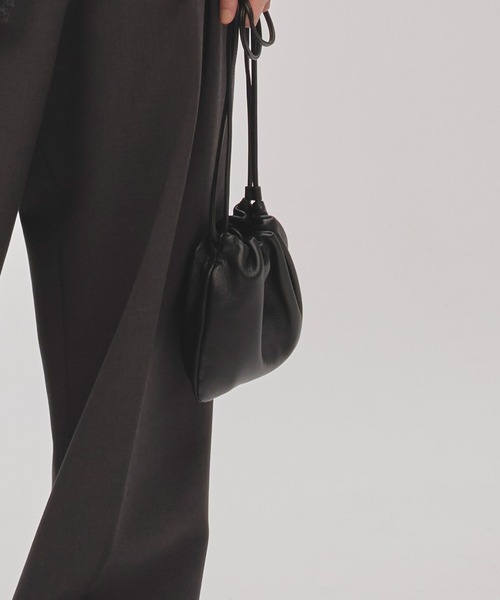 Drawstring Leather Bag（ハンドバッグ）｜TODAYFUL（トゥデイフル）の