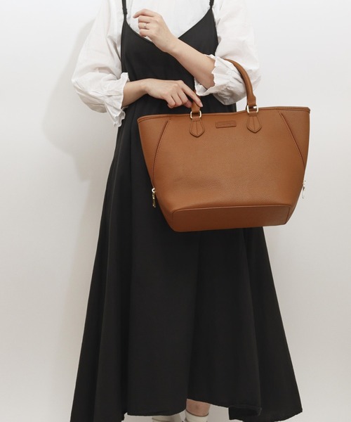 LIZDAYS(リズデイズ)の「2シルエットトートバッグ Grace by LIZDAYS(トートバッグ・レディース・ブラック/ラベンダー/グレイッシュベージュ・FREE)」の4枚目の写真