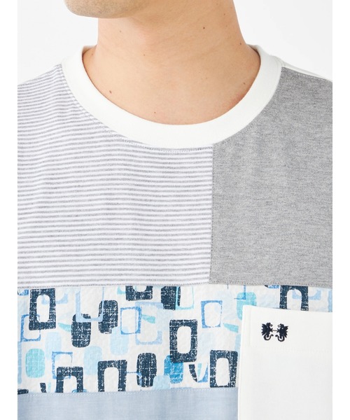 McGREGOR(マックレガー)の「ブロッキングTEEシャツ(Tシャツ/カットソー・メンズ・ネイビー/アイボリー・M/L/XL)」の11枚目の写真