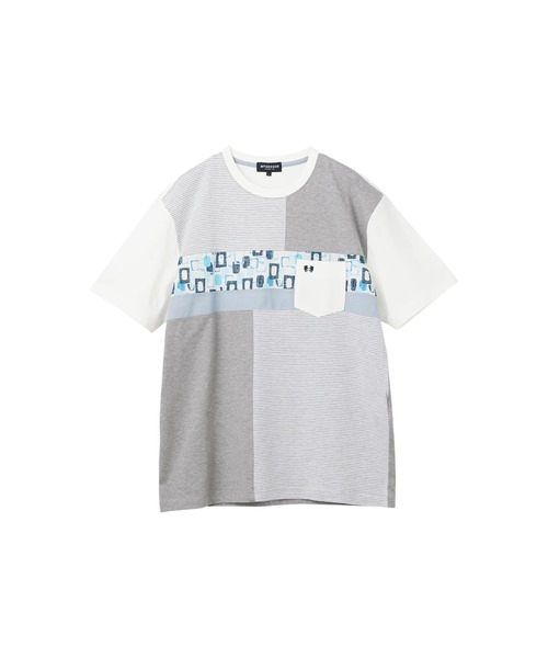 McGREGOR(マックレガー)の「ブロッキングTEEシャツ(Tシャツ/カットソー・メンズ・ネイビー/アイボリー・M/L/XL)」の4枚目の写真