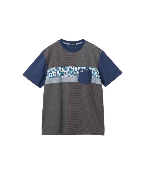 McGREGOR(マックレガー)の「ブロッキングTEEシャツ(Tシャツ/カットソー・メンズ・ネイビー/アイボリー・M/L/XL)」の6枚目の写真